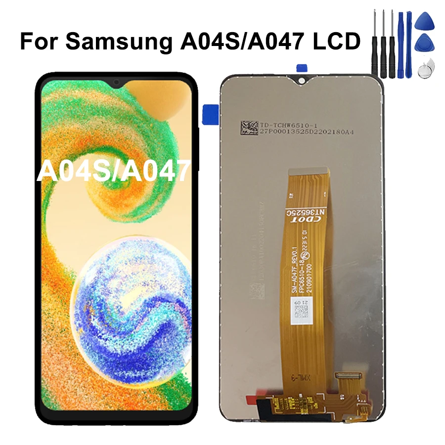 6 5 &quotдля Samsung Galaxy A04S сменный экран A047 ЖК-дисплей сенсорный стекло дигитайзер