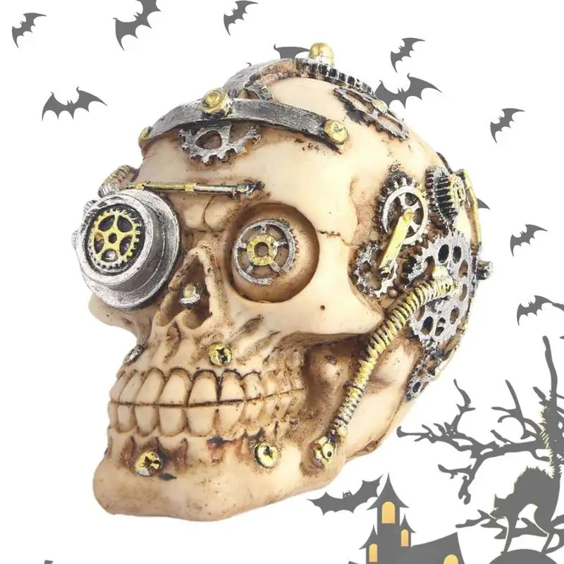 

Фигурки-скелеты, фигурка скелета на Хэллоуин, портативная кукла с головой черепа, украшение на Хэллоуин, домашний декор, коллекционные фигурки