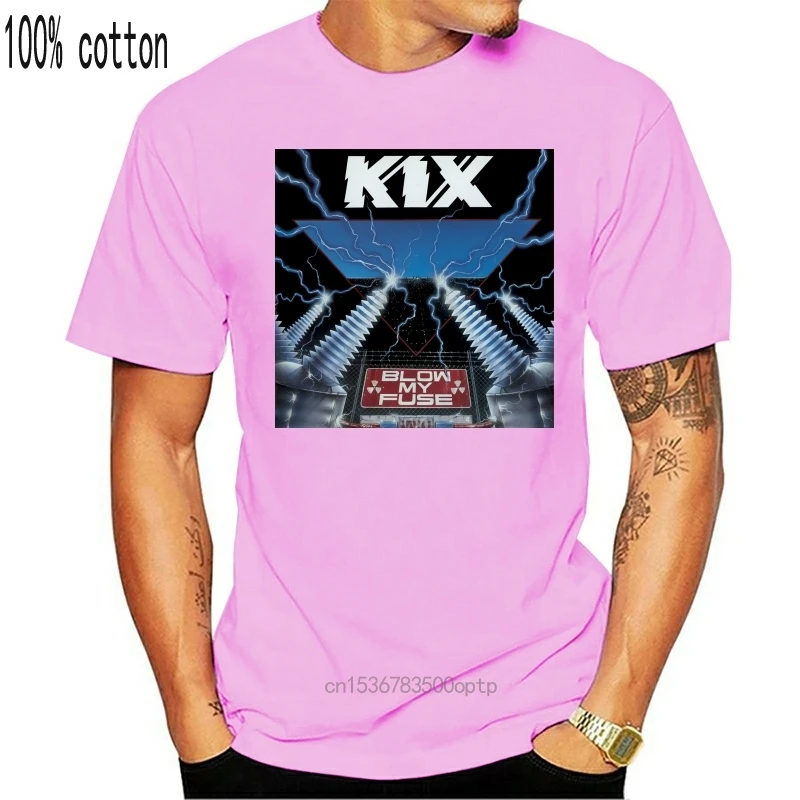 

Мужская одежда KIX BLOW MY FUSE Новая Черная футболка с коротким рукавом высокое качество футболка 100% хлопок Geek семейный Топ