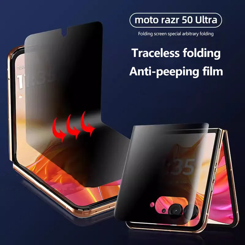 Защитная пленка для экрана Motorola Razr 50 2024 Ultra Plus + противоскользящая бумажная