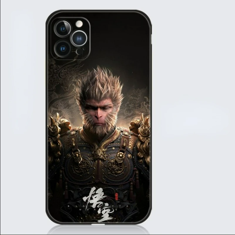 Черный миф о игре модель Wukong чехол для телефона IPhone15/14 силиконовая фотография
