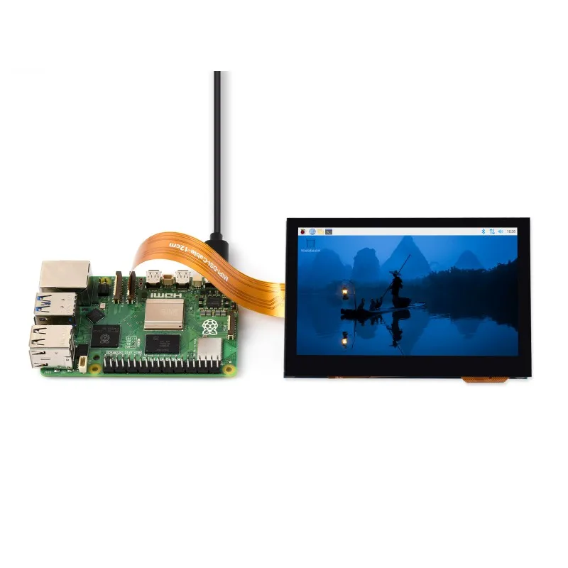 Фото Гибкий кабель Waveshare DSI 12 см FPC, опции от 22 до 15 контактов / двойной разъем 22 контакта №1