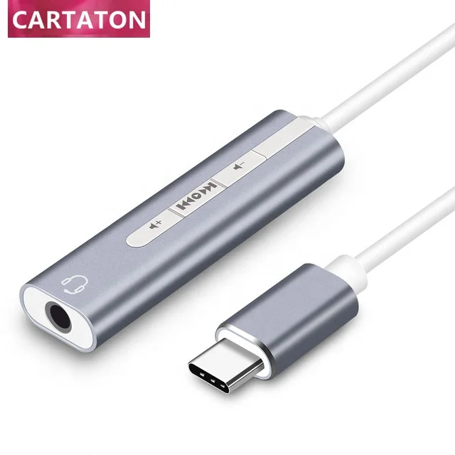 

Адаптер для звуковой карты USB Type-C на 3,5 мм для Mac