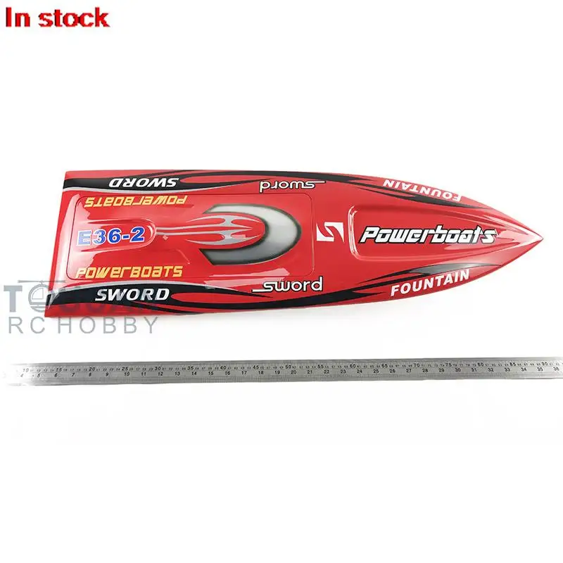 

E36 KIT 30" Electric RC boat Well Painted Fiber Glass Monohull Boat Hull only for Advanced Player Red W/O Motor Servo TH02648