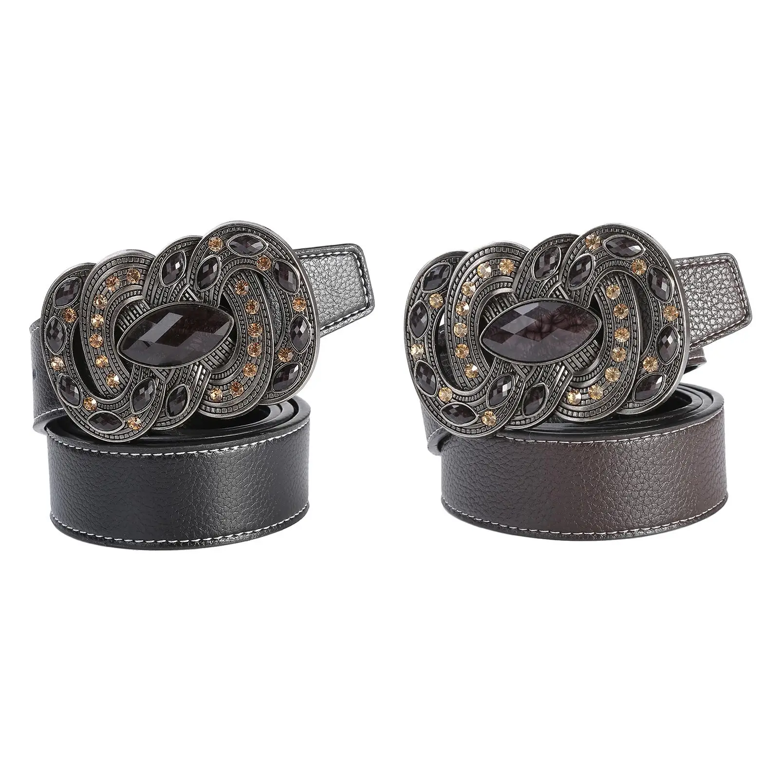 

Classic Men Belt Metal Buckle Jeans Belt Work Business Dress Belt Adjustable