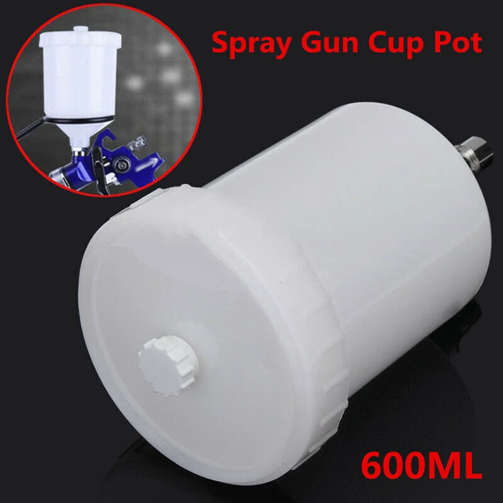 

1x 600ML Paint Spray Tool Cup Pots Container For SATA Sprayer Gun Sprayer Cup Air Gravity Feed Spray Paint Pot High Quality