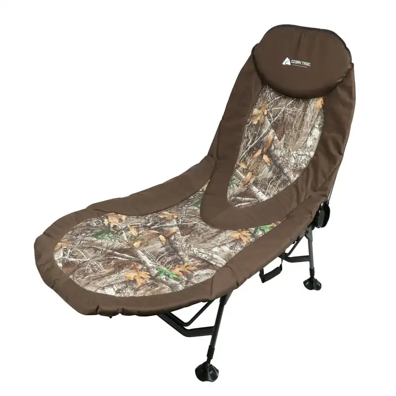 

Fork Adjustable Camo Camping Cot, Green, 77.9
