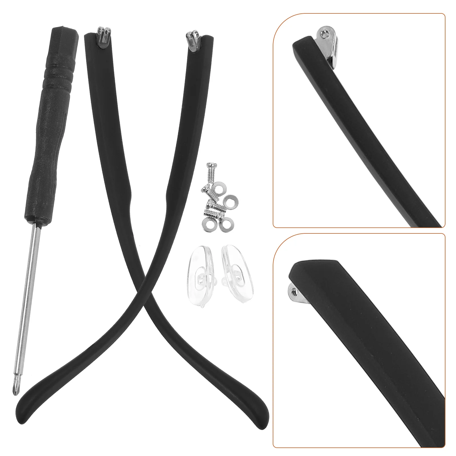 Аксессуары для держателей очков сменные ножки черные солнцезащитные очки мужчин