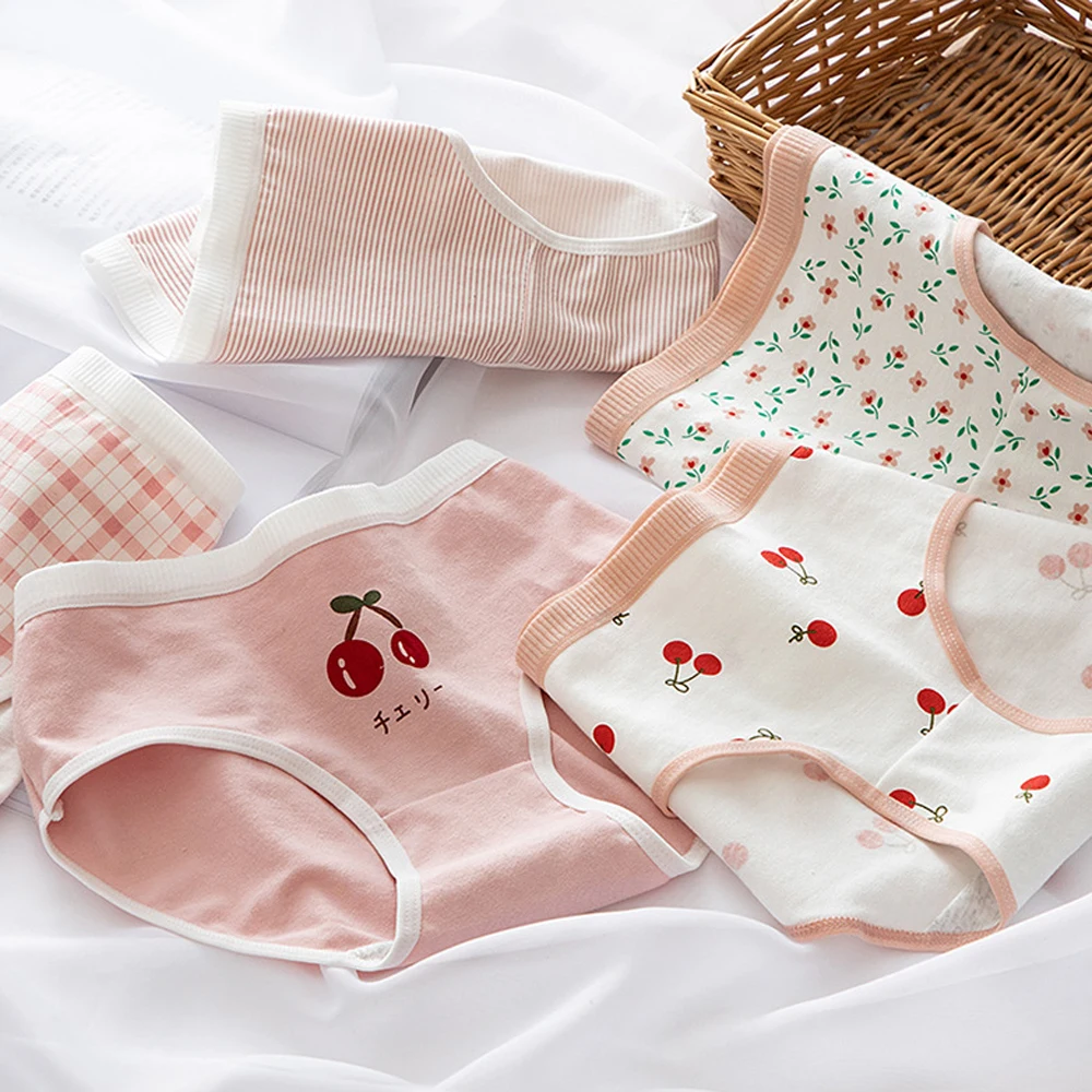 Хлопковые трусики женские трусы сексуальное женское нижнее белье милое на