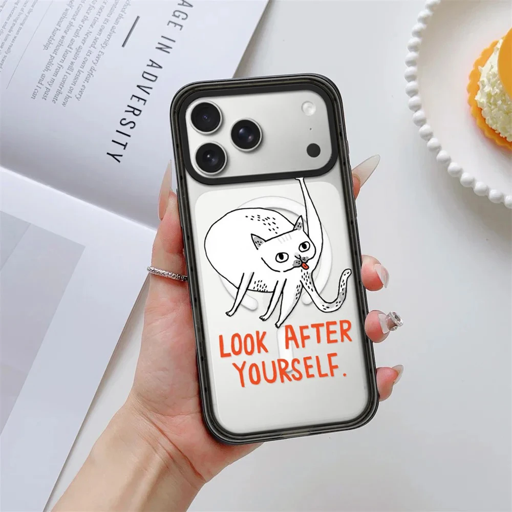 Магнитный чехол Nope Impact Black Border для iPhone 12, 13, 14, 15, 16, 17 Pro Max, а также для iPhone 17 Air (art.: 3920d9a751db3) - 3920d9a751db3