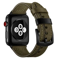 leather link for apple watch strap 44mm40mm iwatch 42mm38mm retro bracelet watchband belt correa apple watch serie 6 3 4 5 se