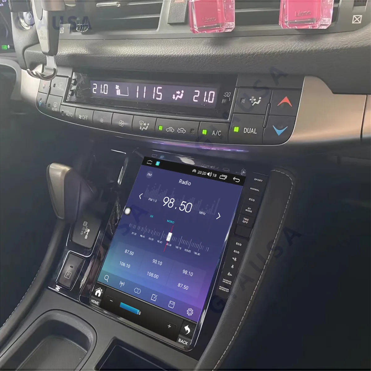 10 4 дюйма 8 + 256 ГБ Android 12 для Lexus CT200 CT200H CT 2011-2022 автомобильный радиоприемник Tesla