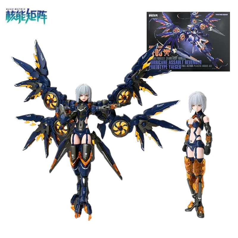 Скидка В наличии NUKE MATRIX CF03 мобильный костюм для девочек интернет-лес [фэнтезийная девушка] 1/12 экшн-фигурка Night Shadow Falcon