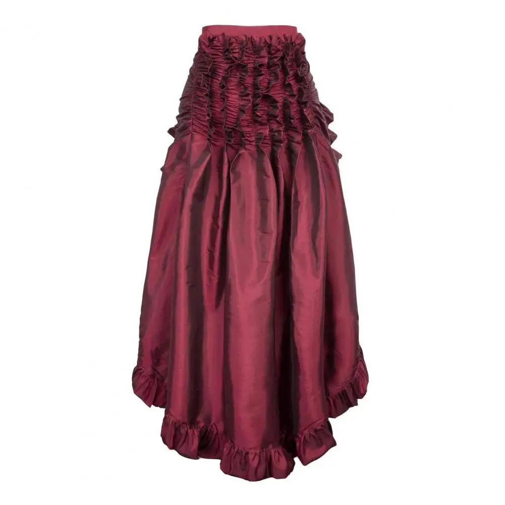 Готическая длинная юбка до середины тела викторианская одежда винтажная для