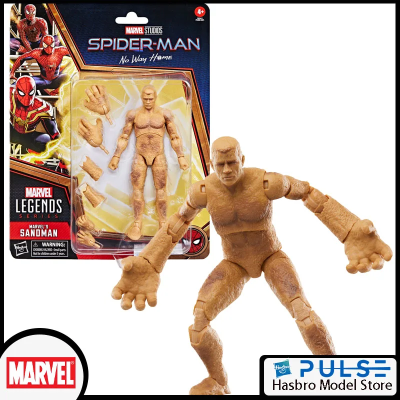 

Оригинальная Коллекционная 6-дюймовая фигурка Hasbro серии Marvel Legends Marvels Sandman, премиальная модель игрушки для мальчиков, подарки на Хэллоуин