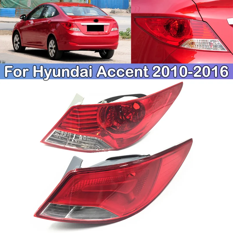 DCGO для Hyundai Accent 2010 2011 2012 2013 2014 2015 2016 задний фонарь стоп-сигнал бампер задние фонари