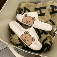 thick bottom cartoon bear slippers female cute summer indoor household beach sandals and slippers