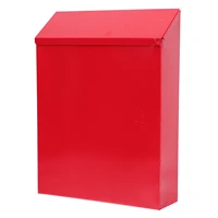 1 pc simple practical letter storage box letter post container wall mounted mailbox for home shop office