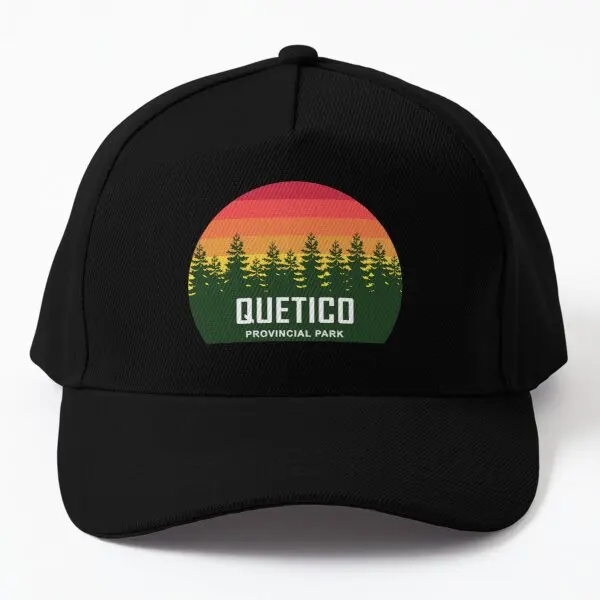 

Quetico Provincial Park Baseball Cap Hat Czapka Mens Casual Spring Women Solid Color Sun Fish Casquette Boys Black Outdoor