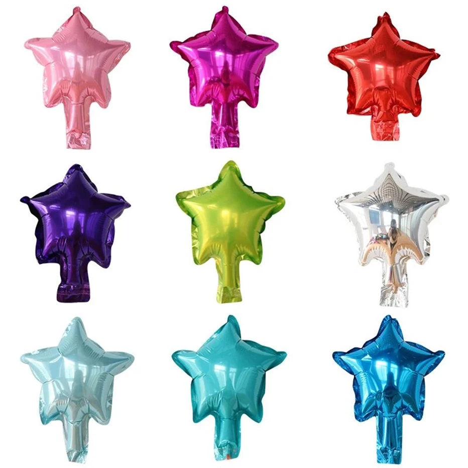 

10/20/50Pcs Small Pentagram Foil Balloons 5inch Colorful Star Air Globos Valentine's Day Wedding Birthday Party Xmas Decorations