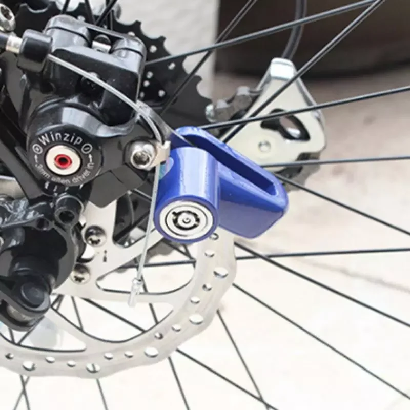 

2022 New High quality Aluminum Alloy Bike Alarm Lock Safety Waterproof Motorcycle Brake Disc Alarm Lock scooter Lock