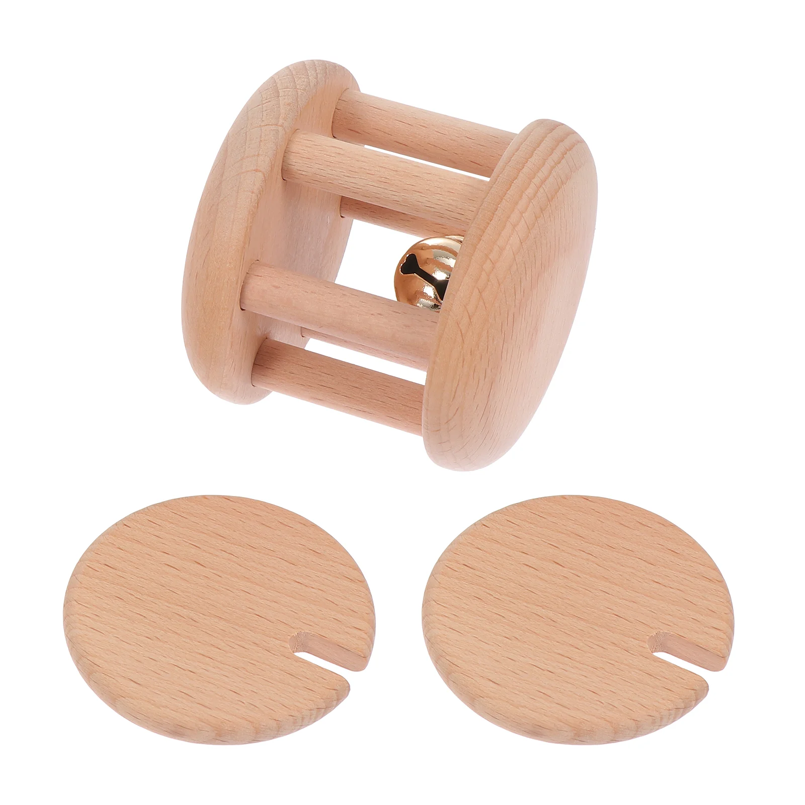 

2 Pcs Preschool Wooden Baby Toys Grinding Soothing Babies Baby Molar Educational Toddlers Products