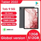 Планшет на Android 2022, восемь ядер, экран 10,1 дюйма, 12 Гб + 11,0 ГБ