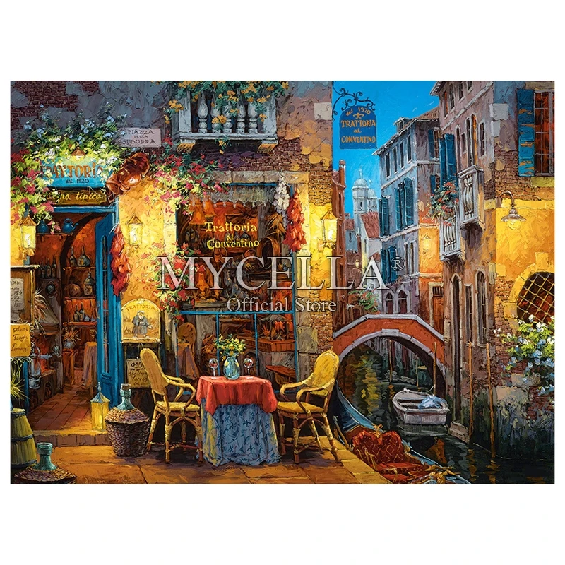 

landscape 5D DIY Diamond Painting Venice Architecture Italy Full Embroidery Cross Stitch Needlework Diamond Mosaic Decor Gift