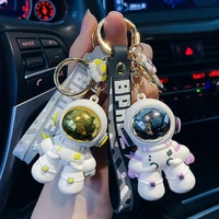 cartoon cool astronaut exquisite keychain trendy fashion car key pendant cute bag