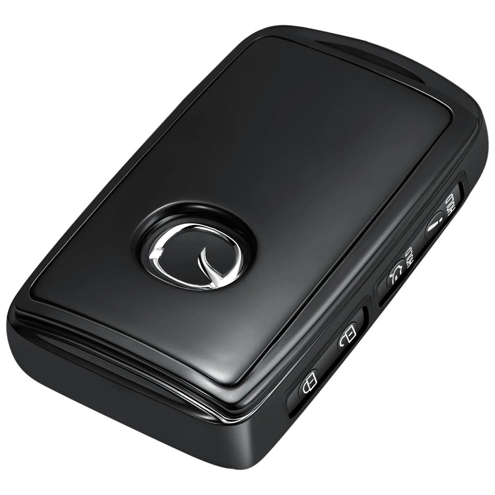 Мягкий чехол для ключей с держателем для ключей для Mazda CX-5 CX-30 CX-50 CX70 CX90 3 6 CX-9 MX-5 Miata 3/4, кнопочный автомобильный ключ