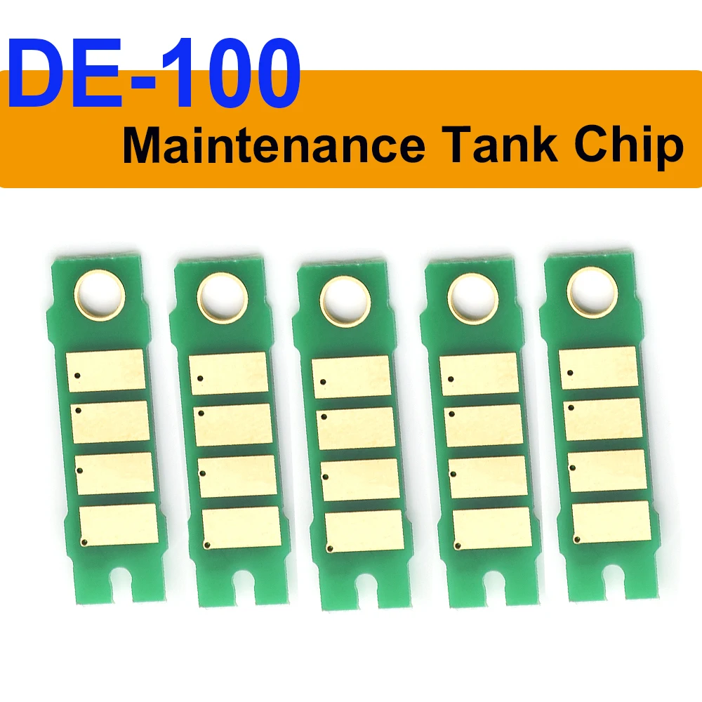 

Чип резервуара для обслуживания FUJI DE100, совместимый со сменным чипом резервуара чернил для принтера DE 100, чип для сбора отходов чернил для принтера DE-100