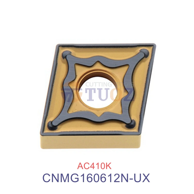 

CNMG160612N-UX AC410K 100% Original Carbide Inserts CNMG 160612 160612N -UX CNC Turning Tools Lathe Cutter