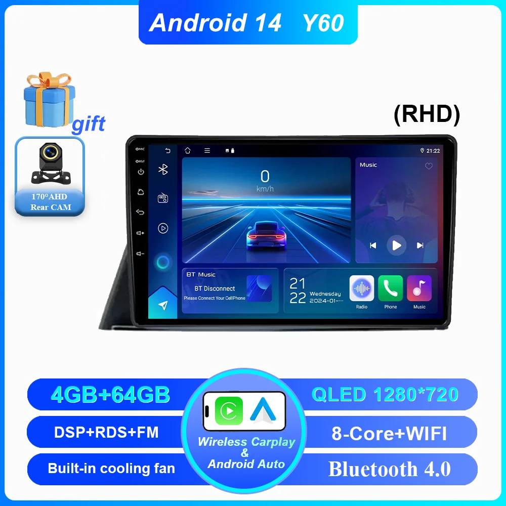 

Android Carplay Android Auto для Toyota Sienta 2016-2019 авто радио стерео GPS навигация мультимедийный плеер 2Din сенсорный экран