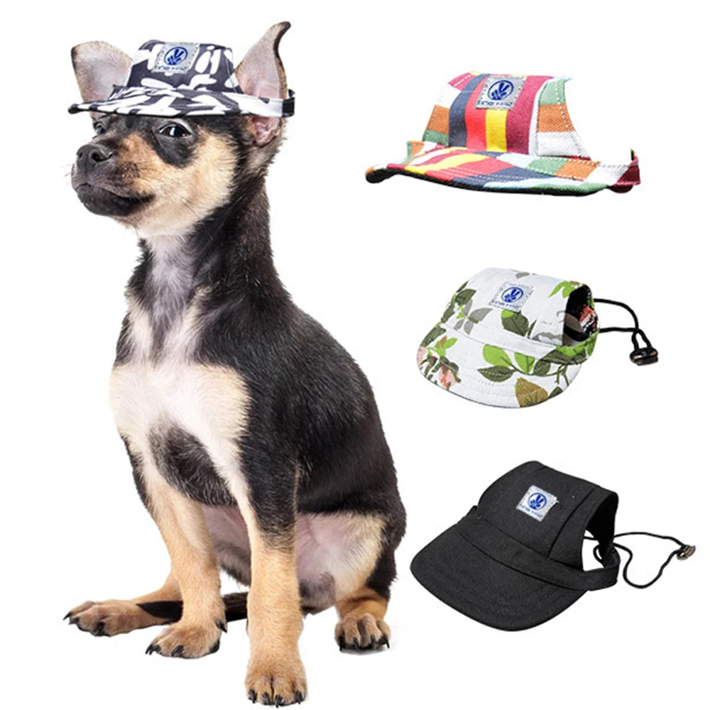 

Sunscreen Pet Cap Cute Dog Hat With Open Ears Adjustable Puppy Grooming Dress Up Hat Dogs Outdoor Cap Pet Headwear Pet Supplies