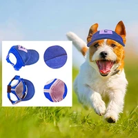 dog hat dog sunscreen hat baseball cap outdoor sports hat with ear holes adjustable pet hat for small and medium dog large dogs