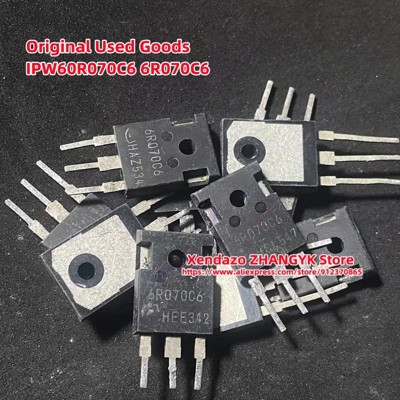 

10pcs/lot Original IPW60R070C6 6R070C6 MOSFET 53A 600V TO-247