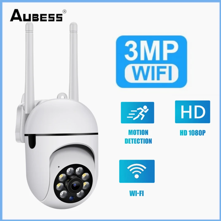 

Беспроводная IP-камера видеонаблюдения, 3 Мп, Wi-Fi, HD 2,4 ГГц