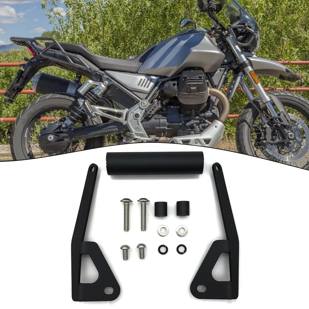 

1 Set Vehicle Motorcycle GPS Phone Navigation Pad Mount Kit Black Aluminum For GUZZI V85 TT 2019-2021 Motorcycle ATV Accessories