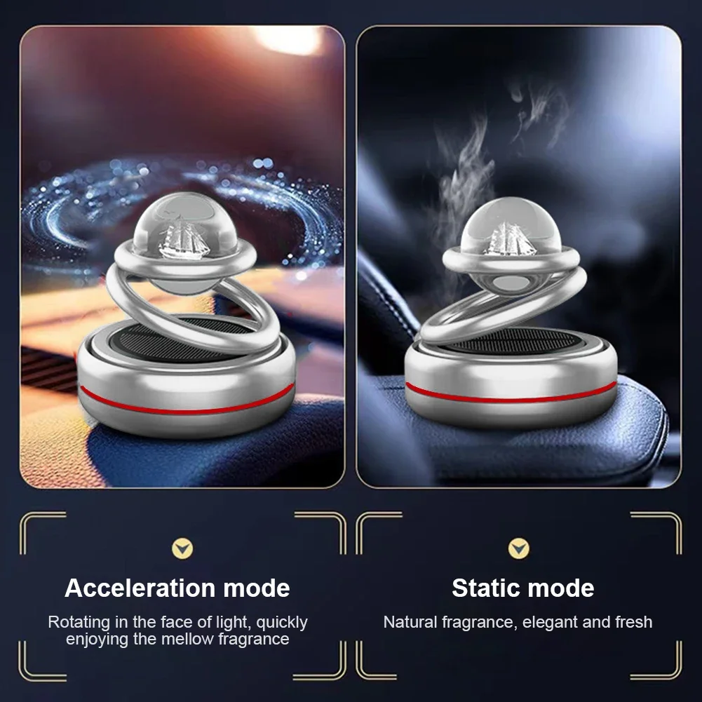 Автомобильный Освежитель Воздуха На Солнечной Энергии С Вращающимся Диффузором