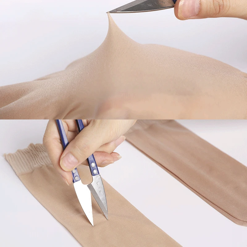 10pairs Ultra-thin Transparent Socks Women's Summer Anti-hook Silk Wide Mouth Breathable Socks Nylon Elastic Pleated Ankle Socks