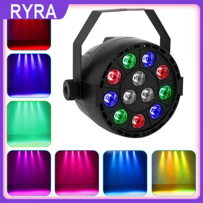 

RGBW Stage LightsLED 8CH DMX512 Par Disco Party Pub DJ Lighting Show For Club Bar DJ Stage Party Voice Control