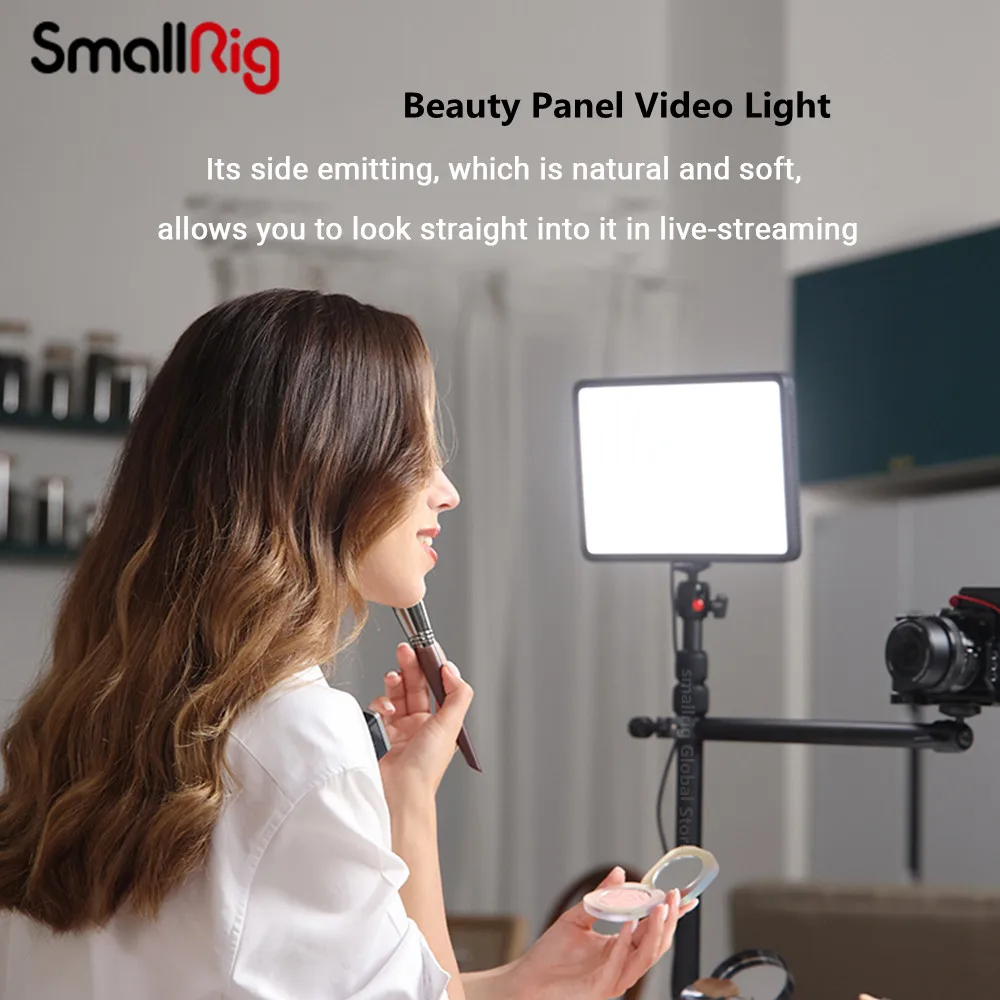 Осветительная панель SmallRig P200 с регулируемой яркостью, 2500K-6500K, двухцветная панельная лампа, осветительная камера, яркая модель 4066