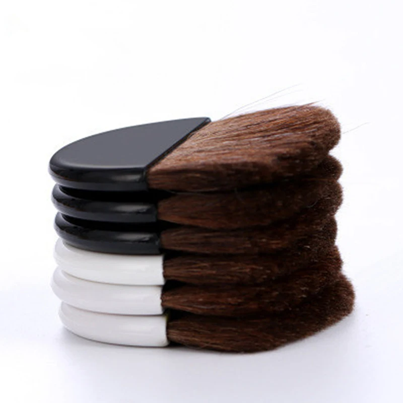 Скульптурная Рассыпчатая кисть для пудры кисти румян мини-кисть конского волоса