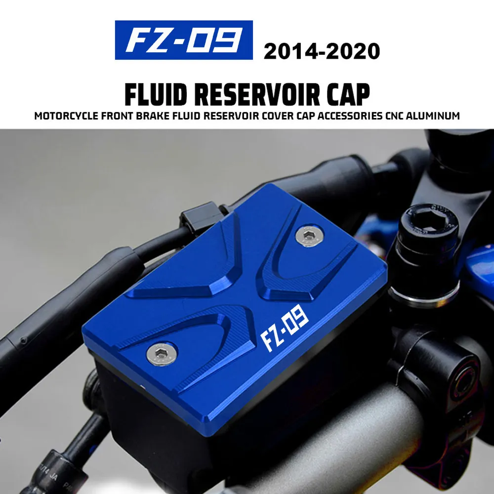 

2021 2022 2023 Front Rear Brake Fluid Reservoir Cap Cover FOR Yamaha FZ-09 2014 2015 2016 2017 2018 2019 2020 FZ fz09 Motorcycle