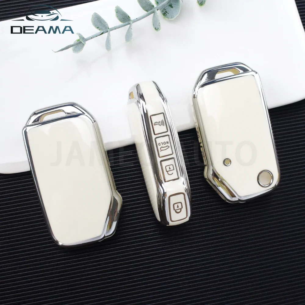 Для KIA Sportage R Stinger GT Sorento Ceed CD Cerato Forte 2018 2019 чехол из ТПУ для автомобильного ключа