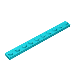 

Building Blocks Compatible with LEGO 4477 Plate 1 x 10 Technical MOC Accessories Parts Assembly Set Bricks DIY