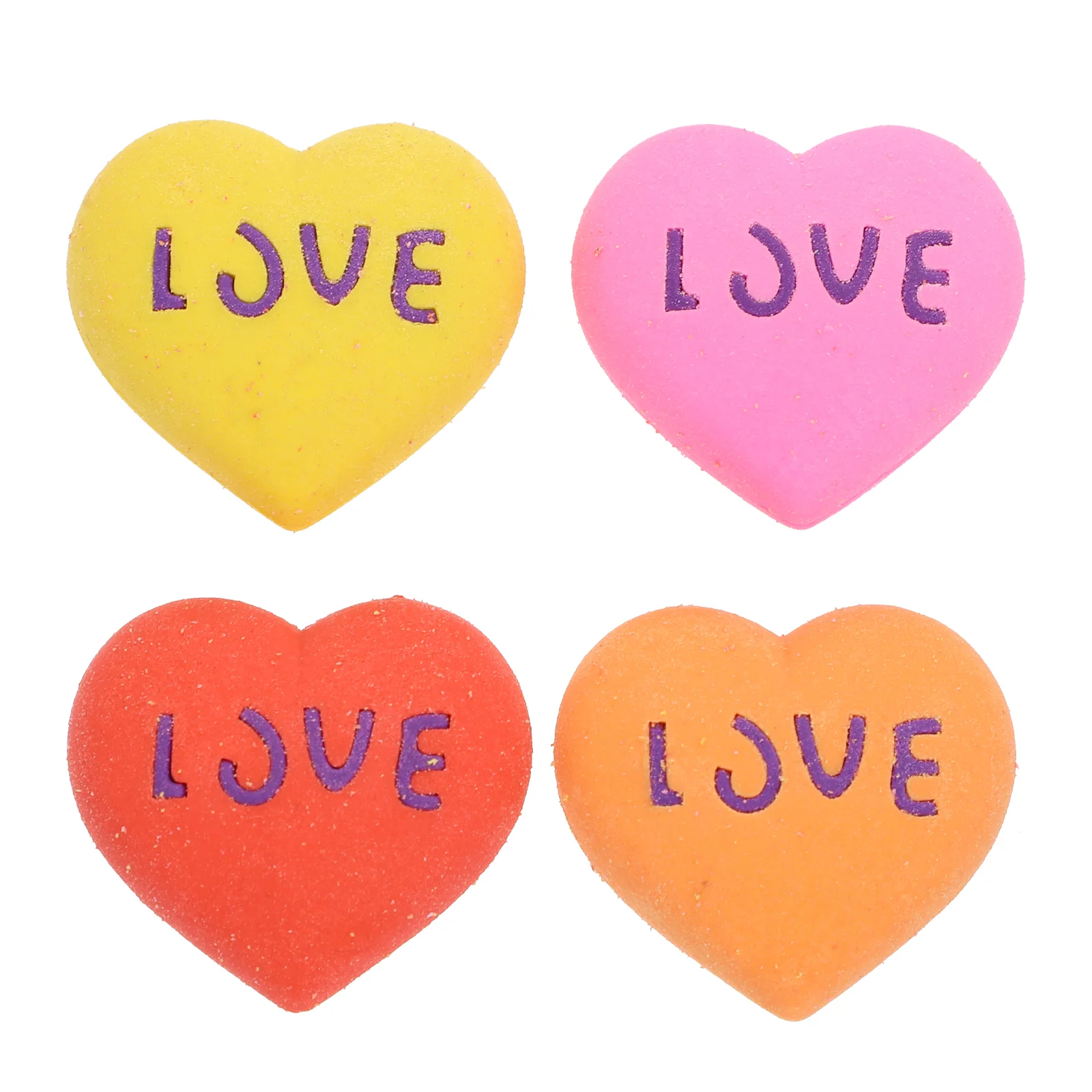 

15Pcs Eraser Eraser Valentine's Day Eraser Small Gift Office Stationery Eraser for Gift Girl Decor Boy