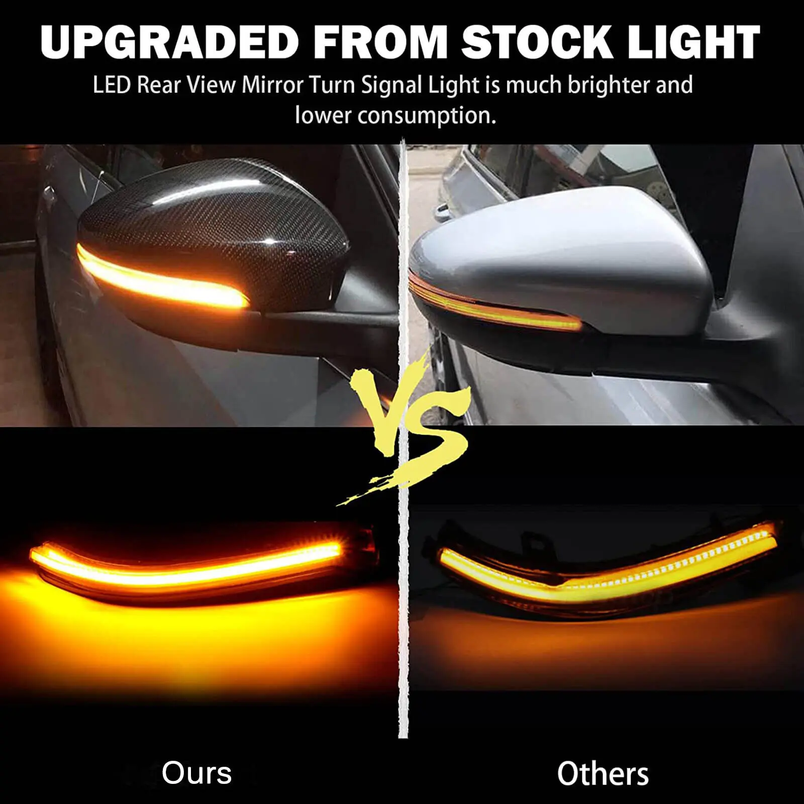 Зеркало заднего вида с указателем поворота