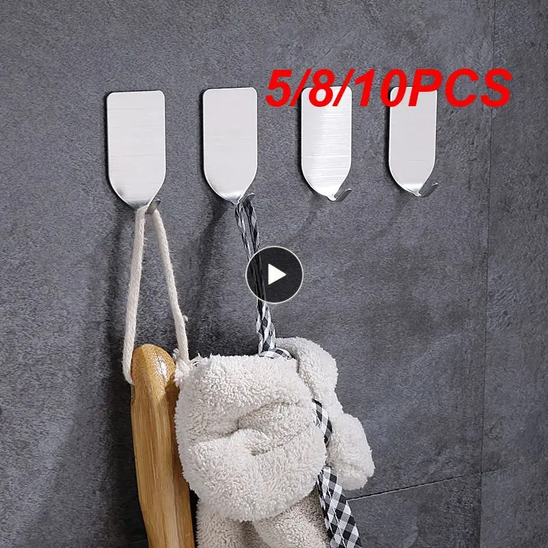 

5/8/10PCS Bathroom Accessories Organizer Razor Holder Hook Shelf Organization Storage Shaver Holder Home Appliance
