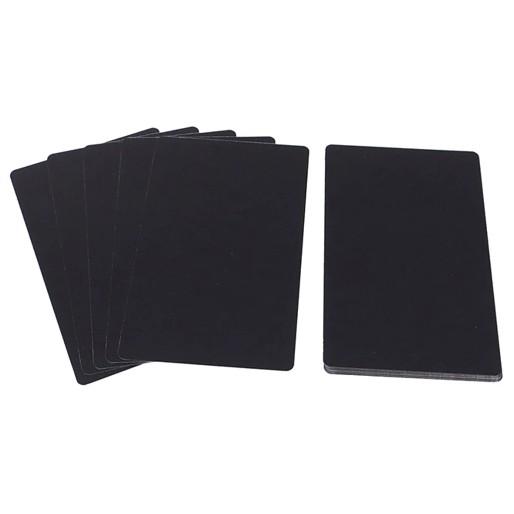 Металлические заготовки для визиток Алюминий 100 шт